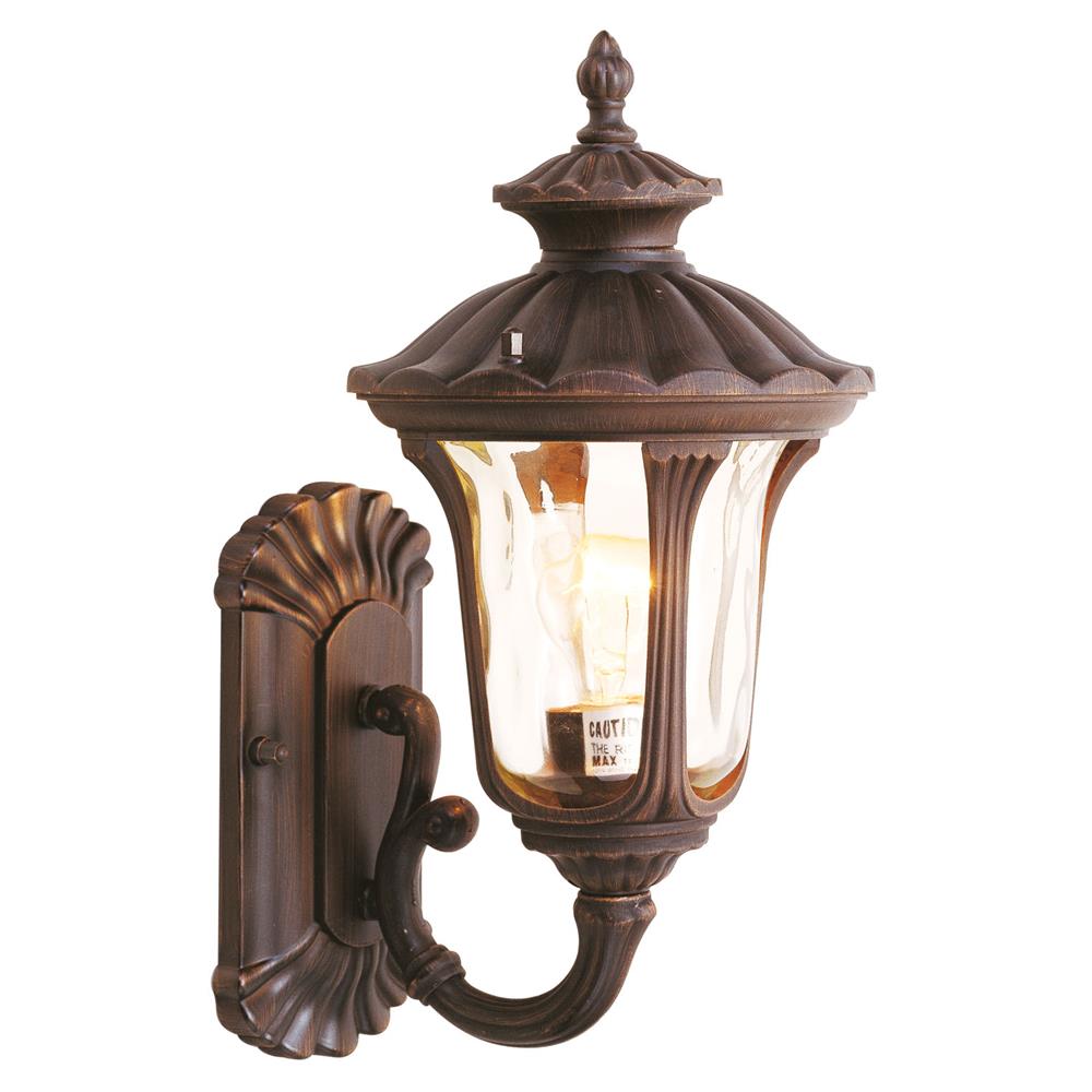 Livex Lighting 7650-58 Oxford Outdoor Wall Lantern in Imperial Bronze 